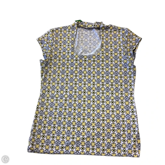 Top Short Sleeve By Grace In Multi-colored, Size: L