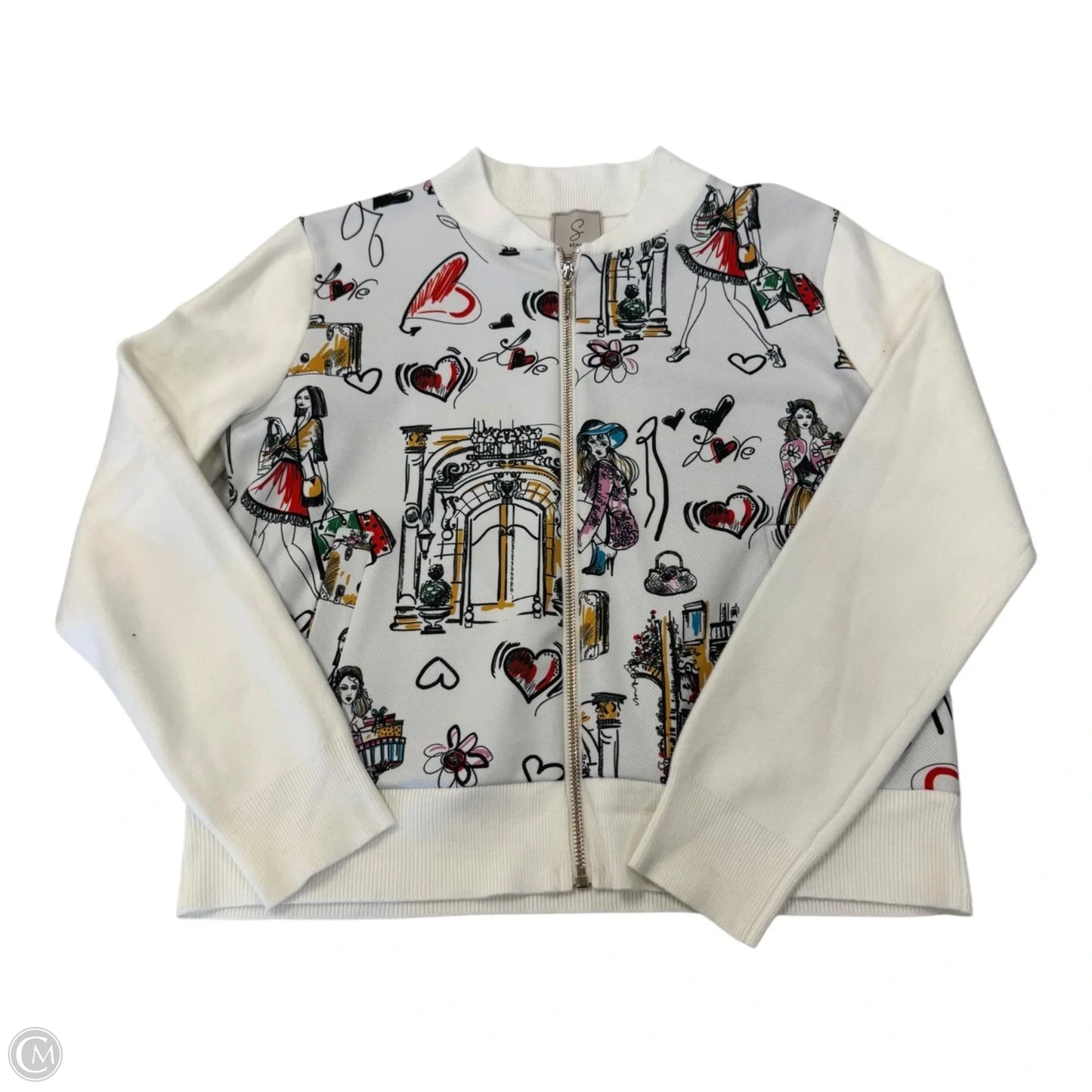 Jacket Other By Sioni In White, Size: M