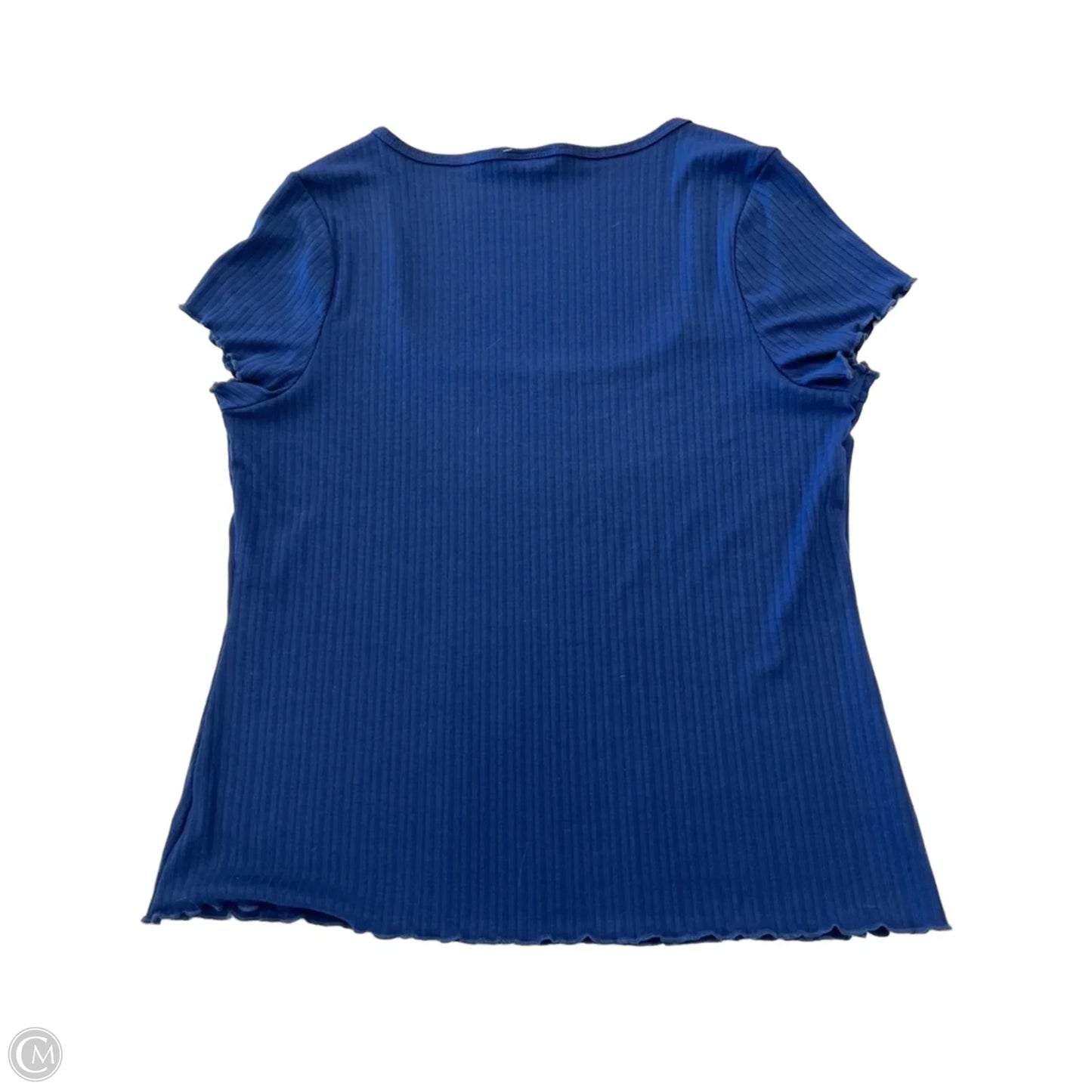 Top Short Sleeve Basic By Torrid In Navy, Size: L