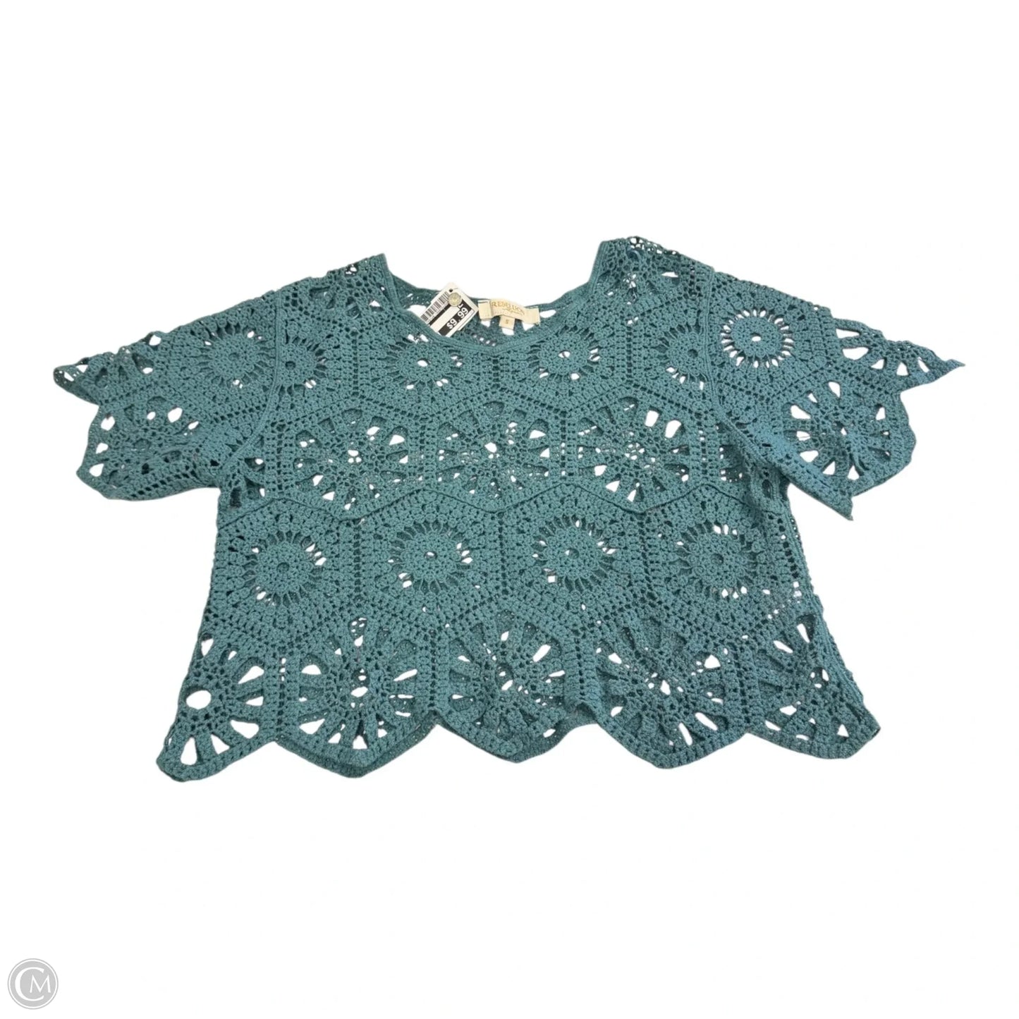 Top Short Sleeve By Rebellion In Blue, Size: S