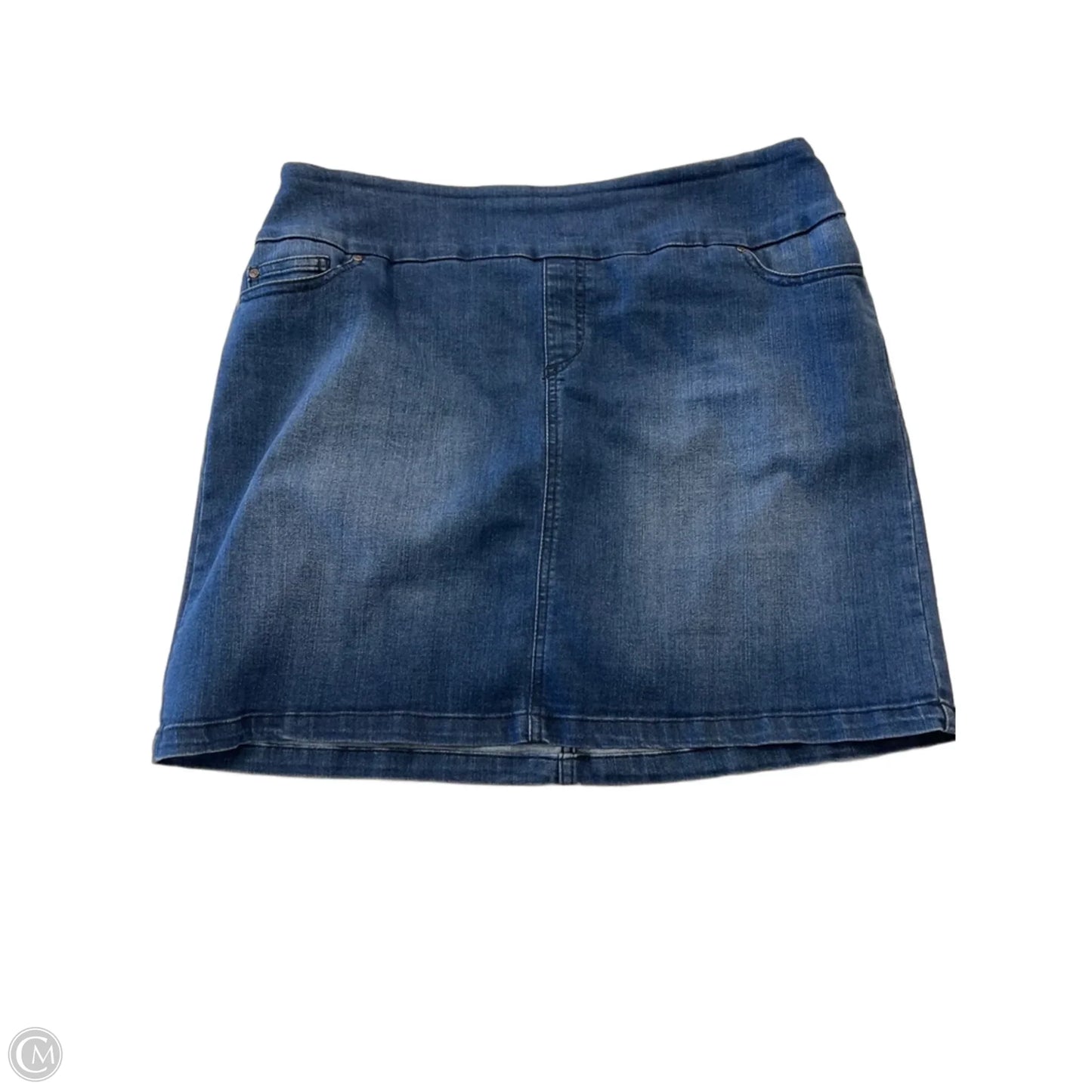 Skort By Sc & Co In Blue Denim, Size: L