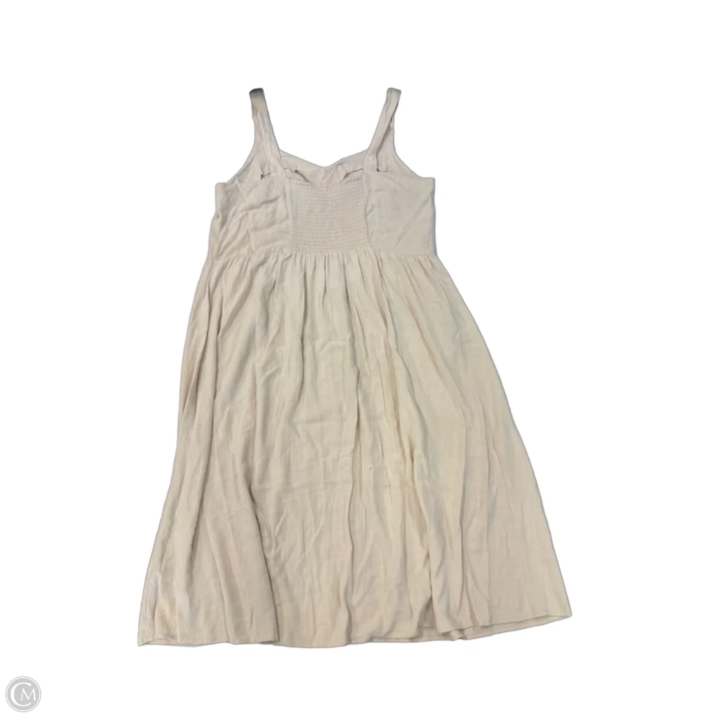 Dress Casual Maxi By Dept 222 In Tan, Size: Xl