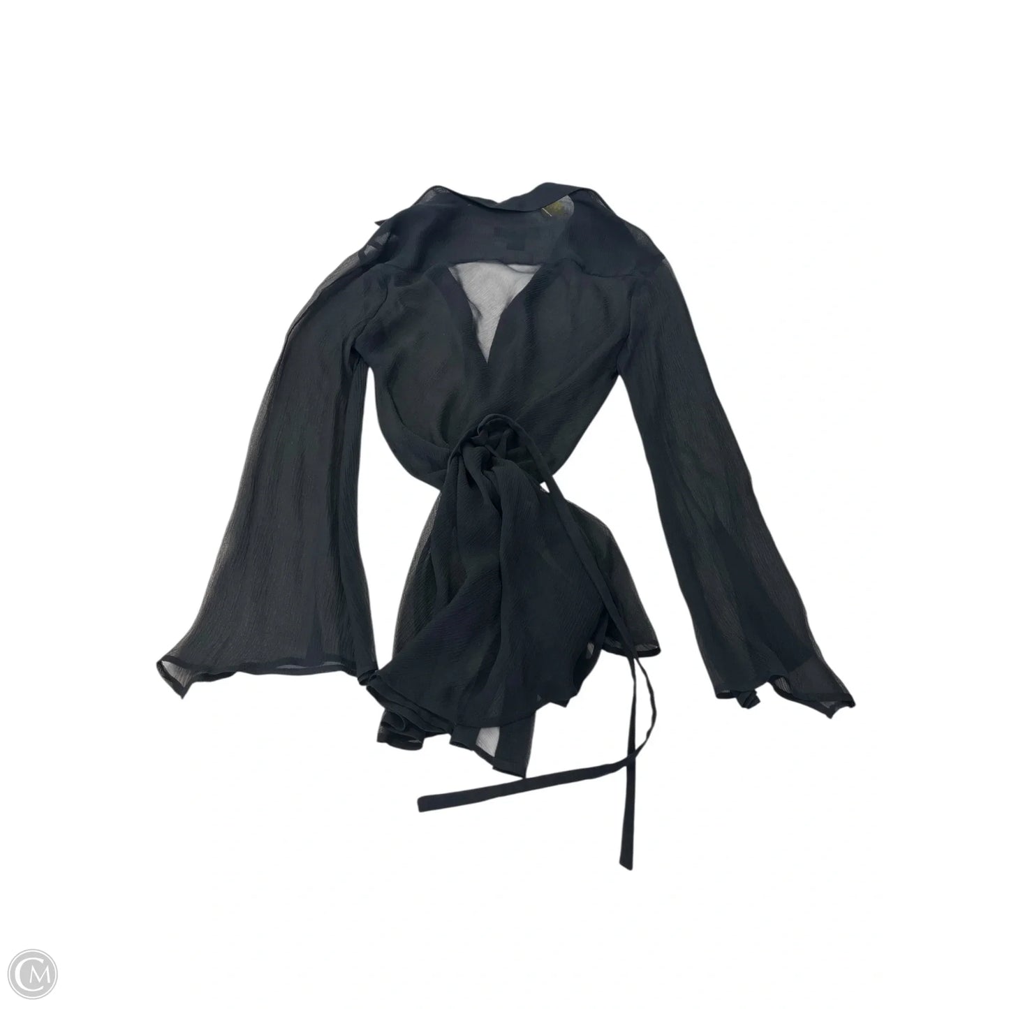 Tunic Long Sleeve By Express In Black, Size: M