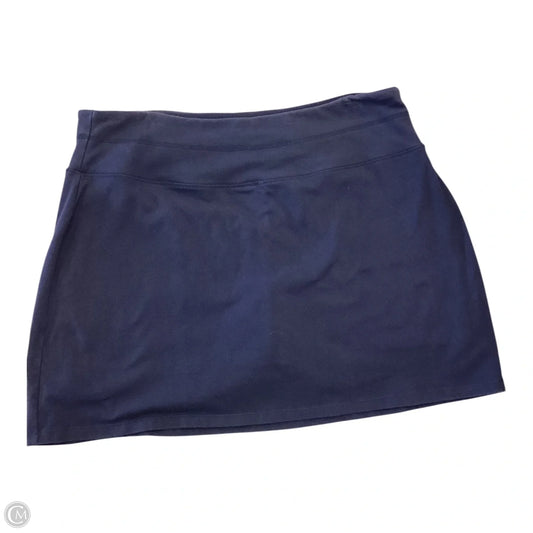 Skort By Coral Bay In Navy, Size: 1x