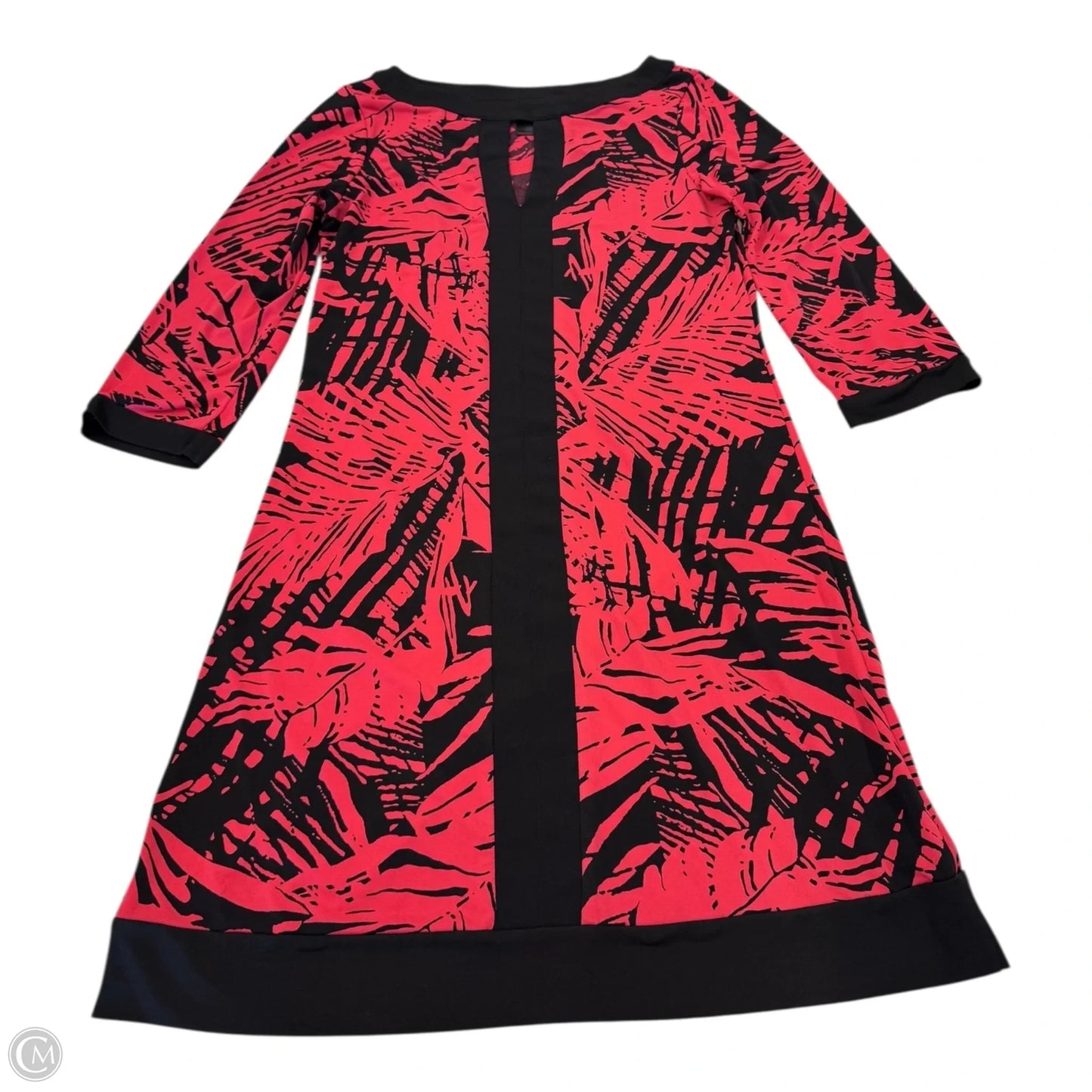 Dress Casual Short By Coldwater Creek In Black & Red, Size: 4