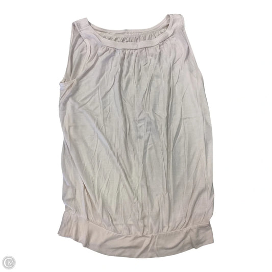 Top Sleeveless By Loft In cream Size: Xs