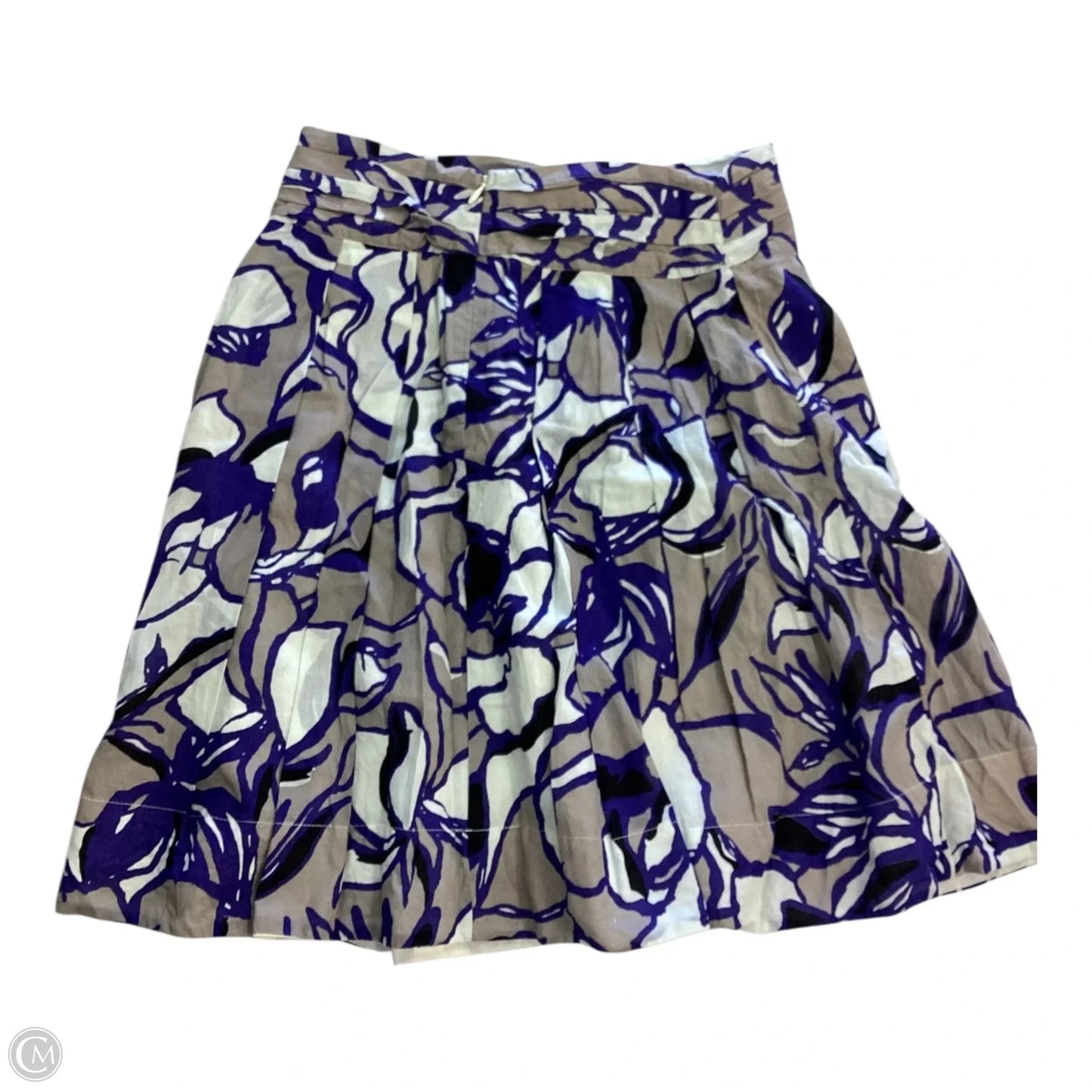 Skirt Mini & Short By Limited In Tan & Purple, Size: 0