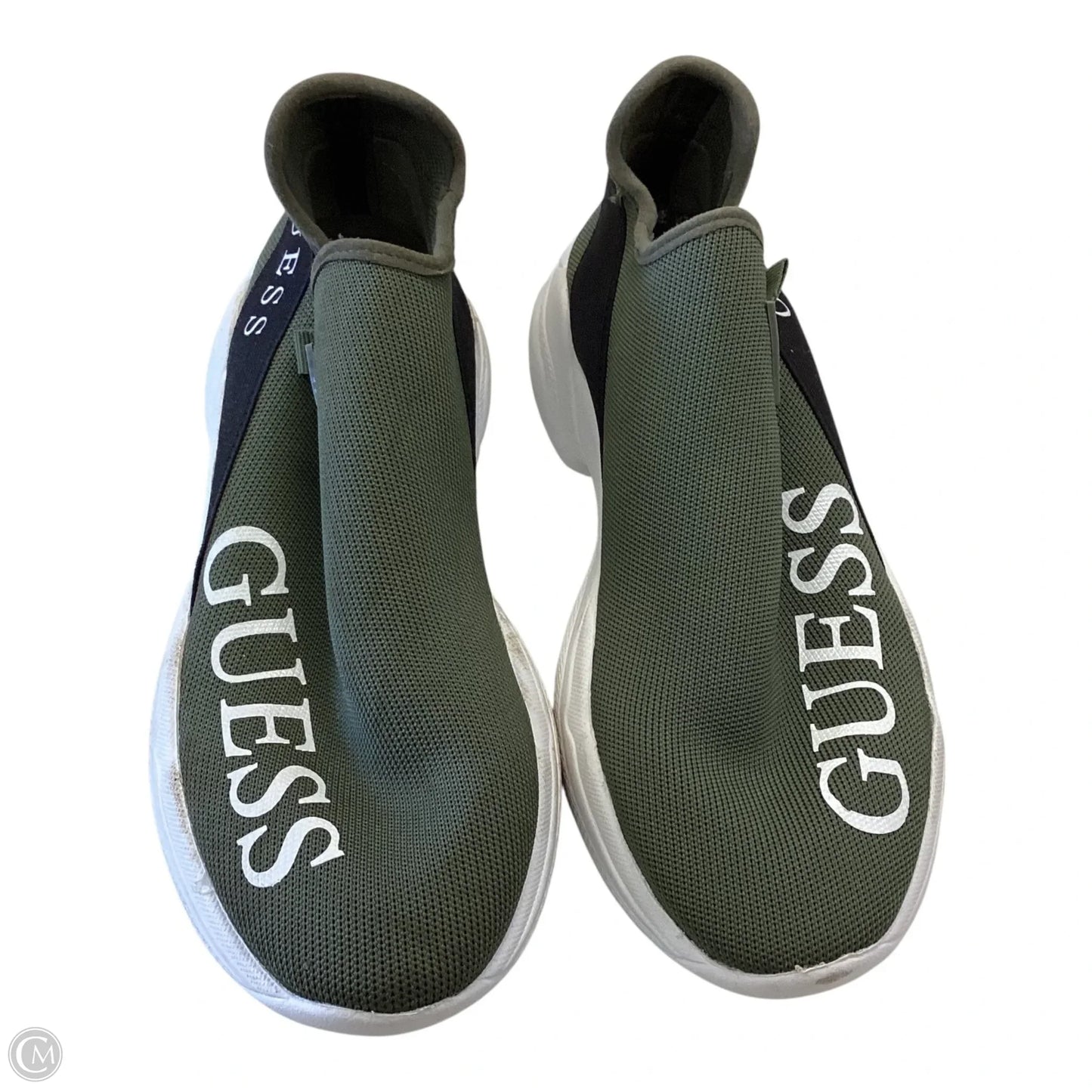Shoes Hiking By Guess In Green, Size: 10
