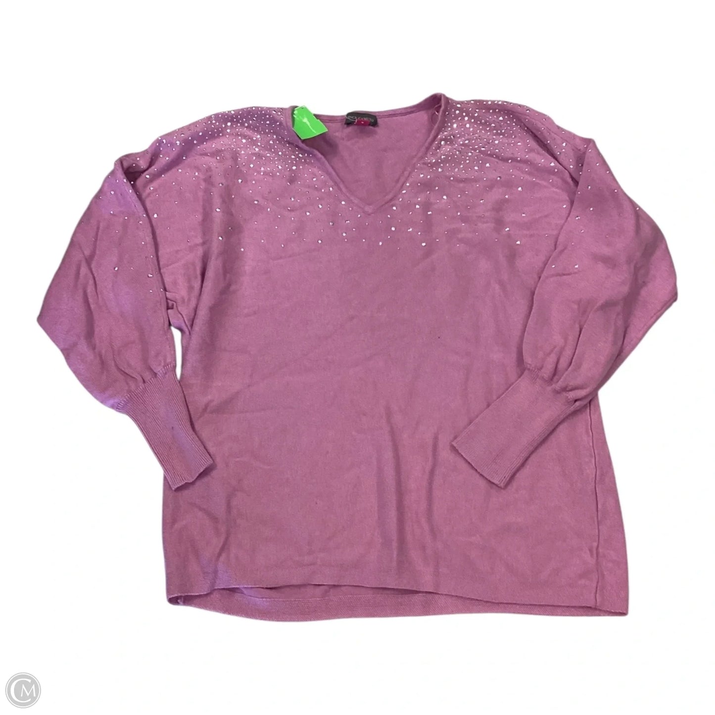 Top Long Sleeve By Vince Camuto In Pink, Size: M