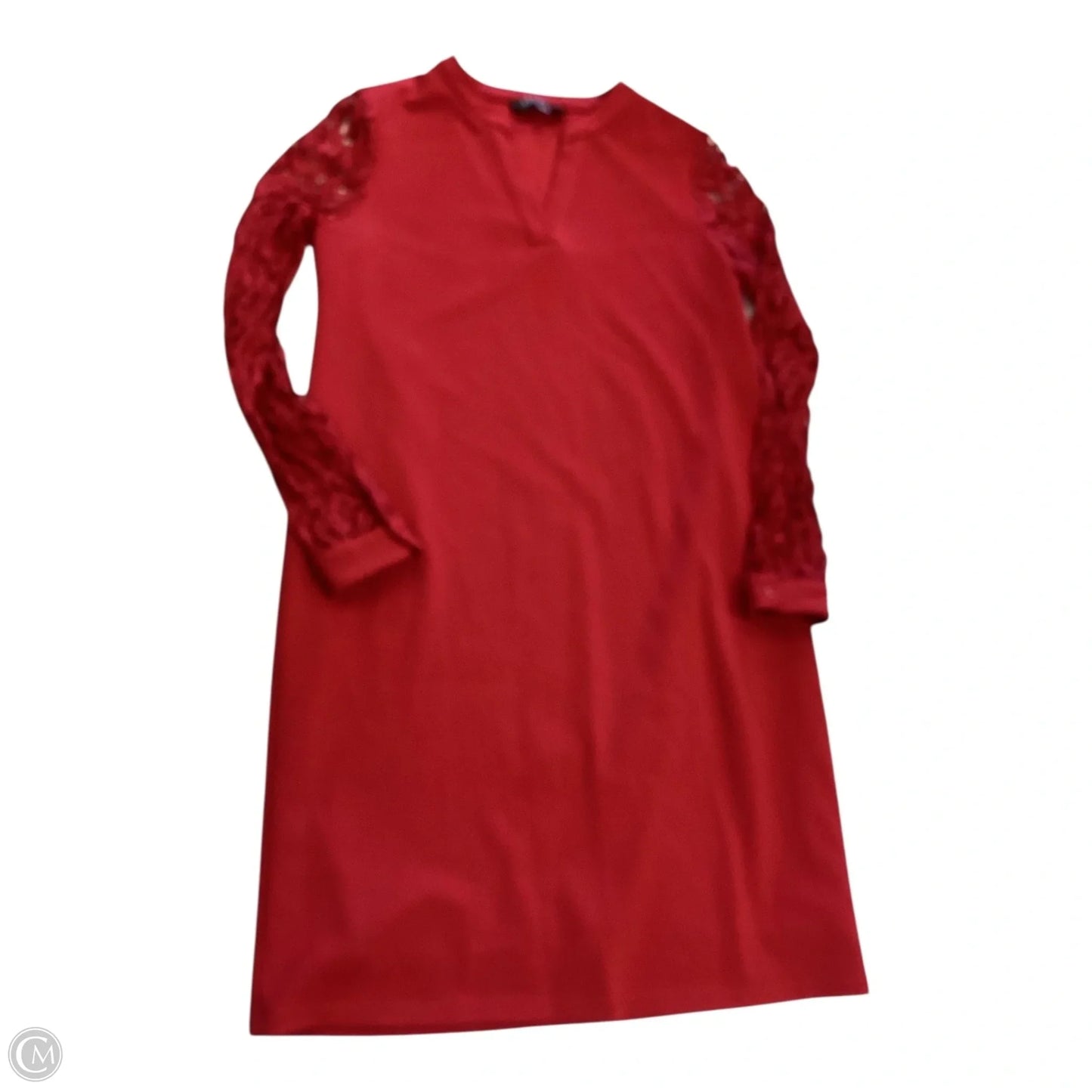Dress Casual Short By Kasper In Red, Size: M