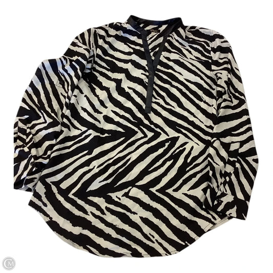 Top Long Sleeve By Cupio In Animal Print, Size: S