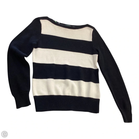 Sweater By Ralph Lauren In Black & White, Size: M