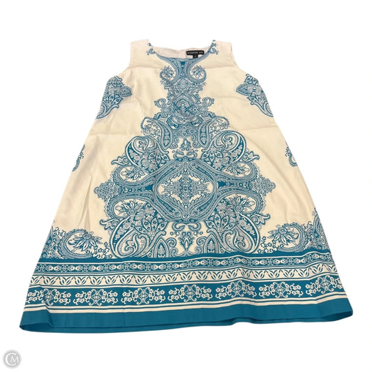 Dress Casual Short By Harper In Blue & White, Size: 14