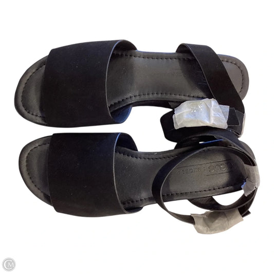 Shoes Heels Wedge By Asos In Black, Size: 5