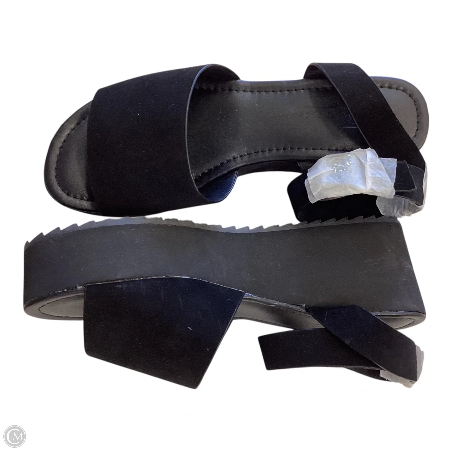 Shoes Heels Wedge By Asos In Black, Size: 5