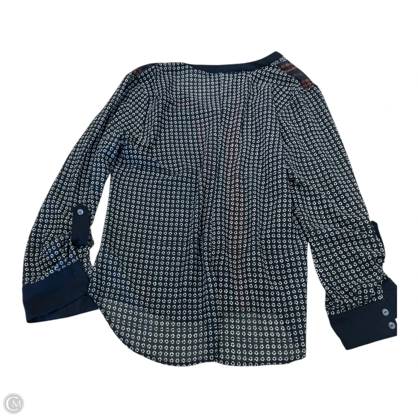 Top Long Sleeve By Sanctuary In Blue & Red & White, Size: M