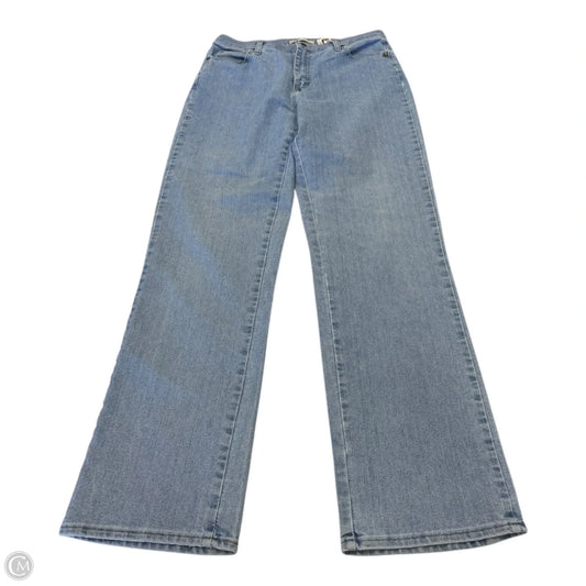 Jeans Straight By Lee In Blue, Size: 12