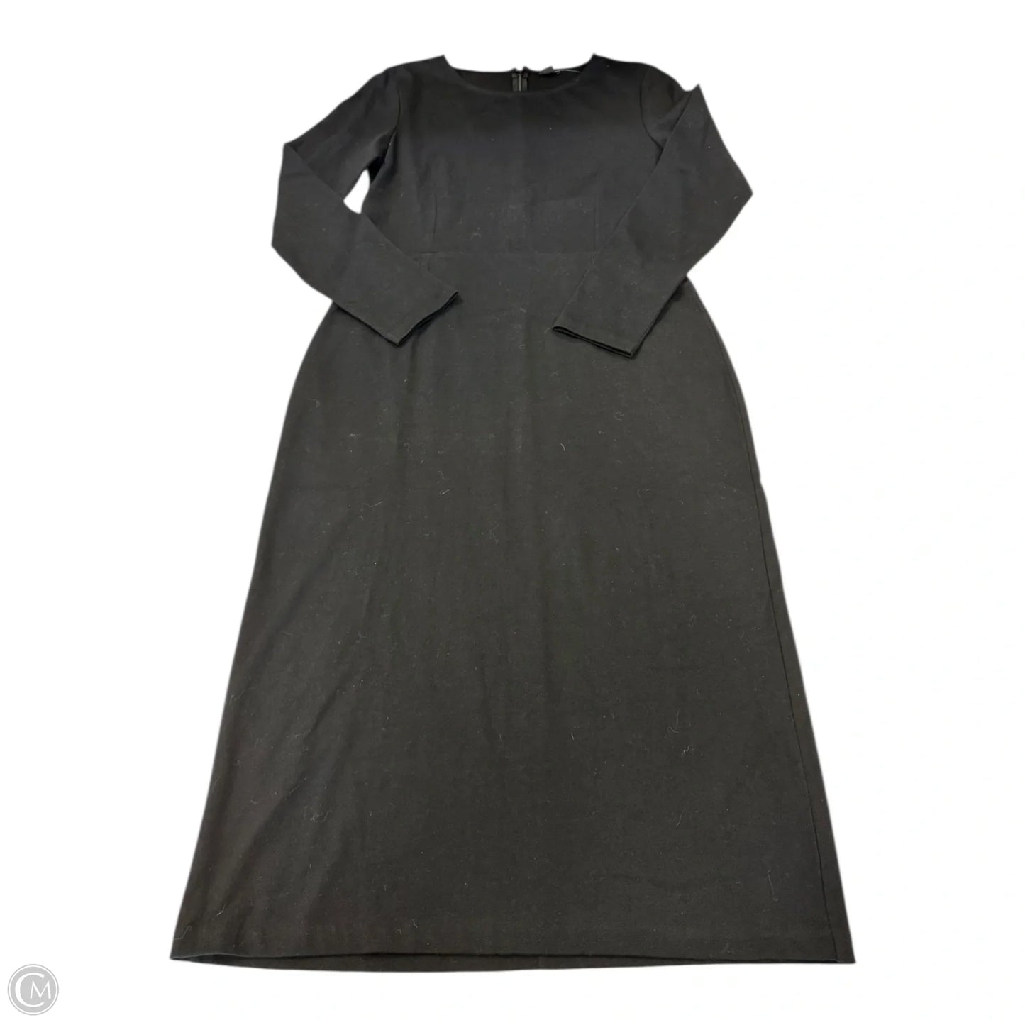 Dress Casual Midi By J. Crew In Black, Size: L