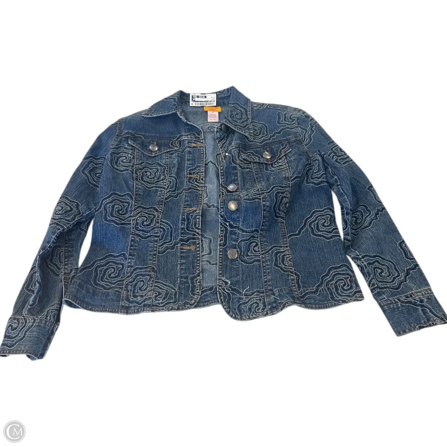 Jacket Denim By Ruby Rd In Blue, Size: 6