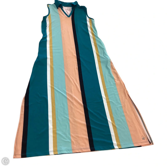 Dress Casual Maxi By Cuddl Duds In Striped Pattern, Size: S