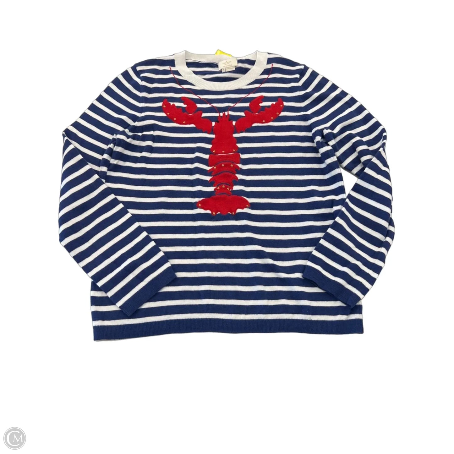 Sweater Designer By Kate Spade In Striped Pattern, Size: M