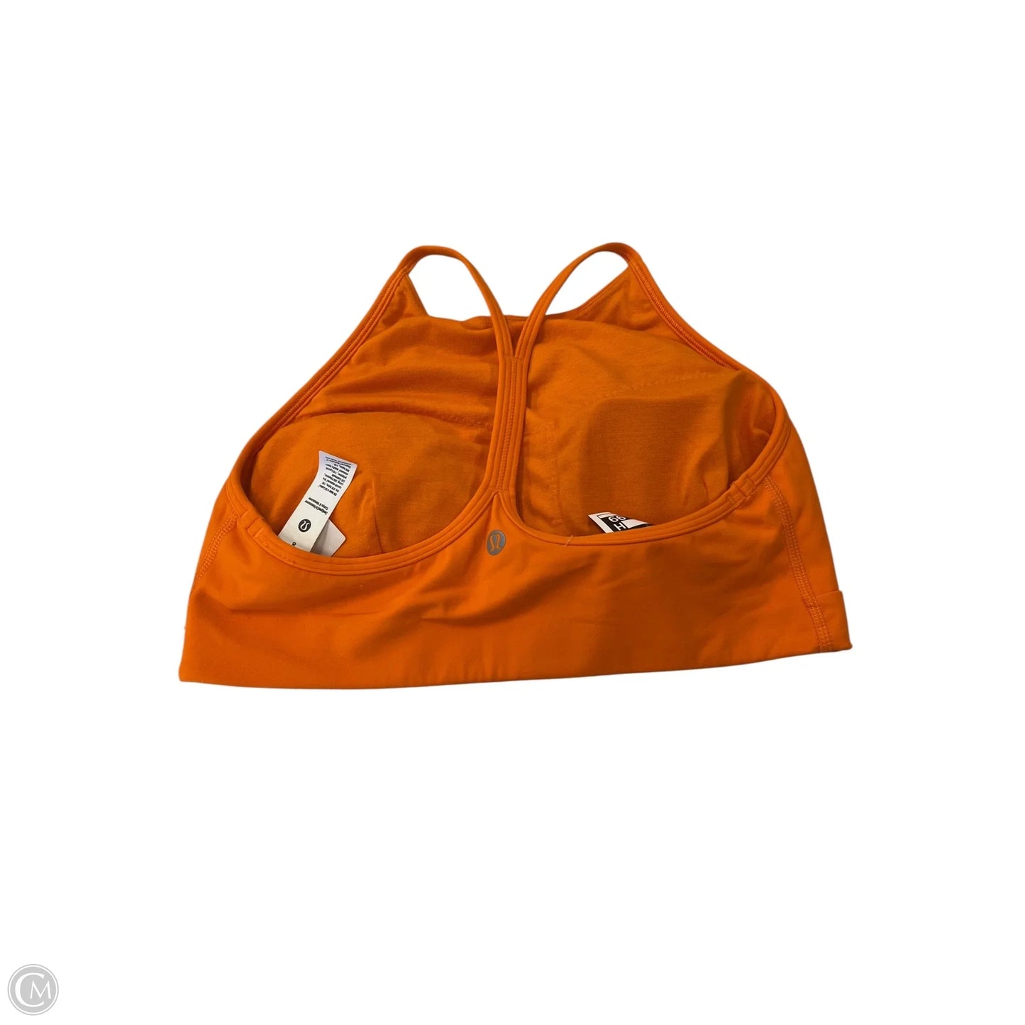 Athletic Bra By Lululemon In Orange, Size: 8