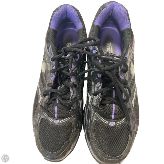 Shoes Athletic By Skechers In Black & Purple, Size: 9.5