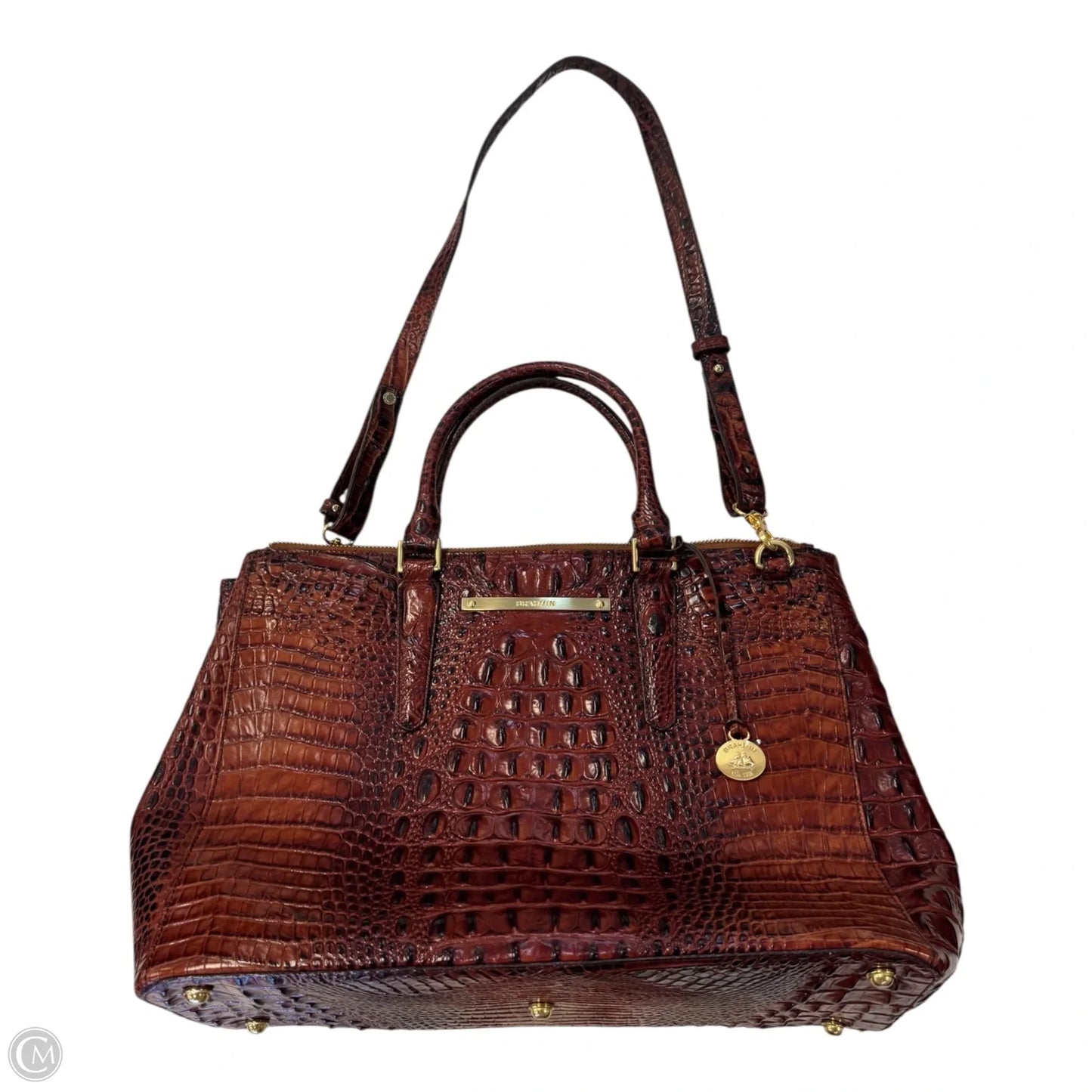 Handbag Designer By Brahmin, Size: Large