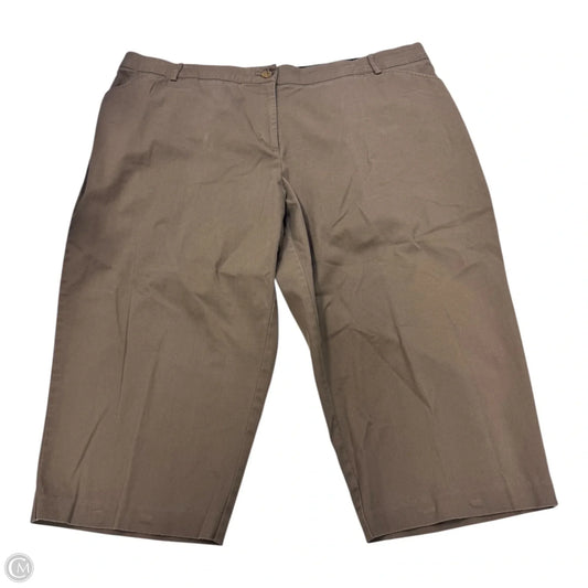 Capris By Counterparts In Tan, Size: 24