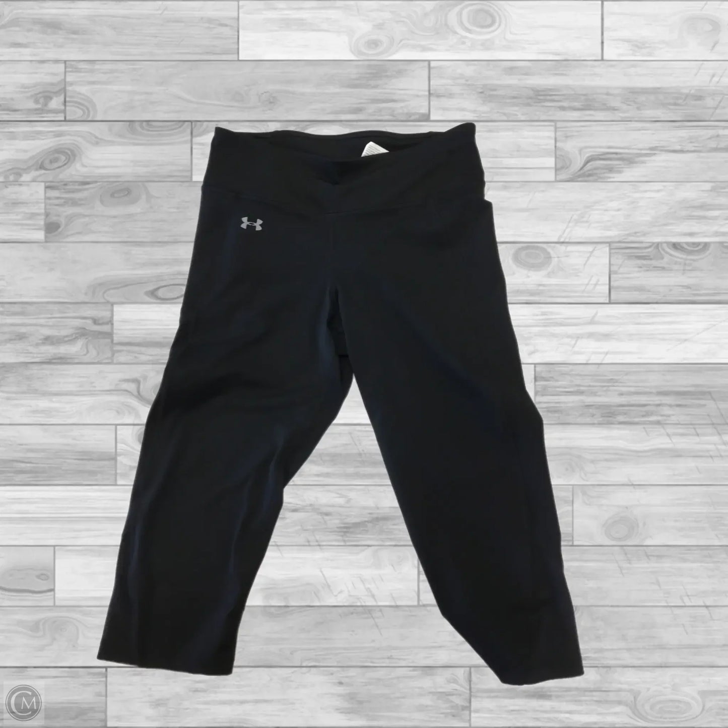 Athletic Leggings By Under Armour In Black, Size: M