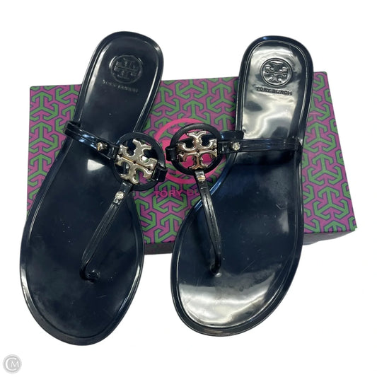 Sandals Designer By Tory Burch In Black, Size: 8