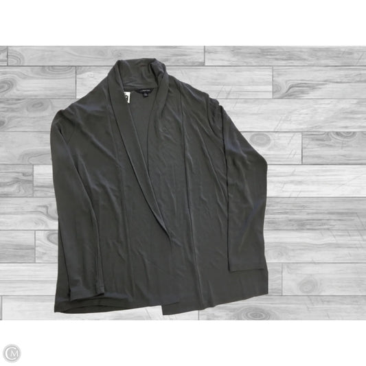 Cardigan By Lands End In Grey, Size: Xl