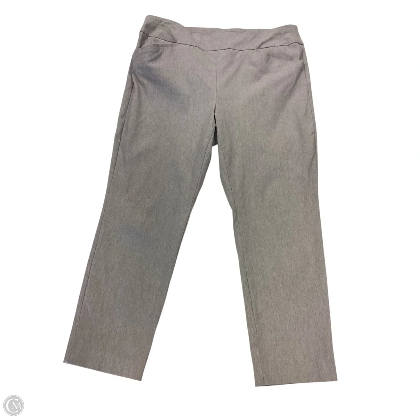 Capris By Chicos In Grey, Size: L