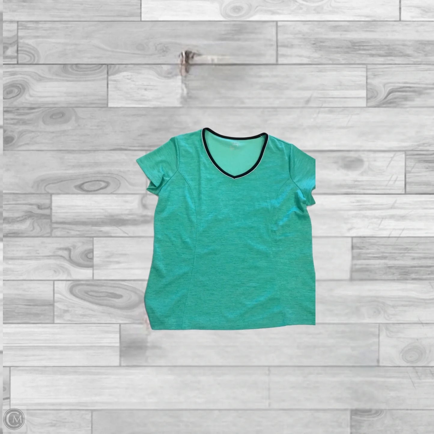 Top Short Sleeve By Made For Life In Green, Size: Xl
