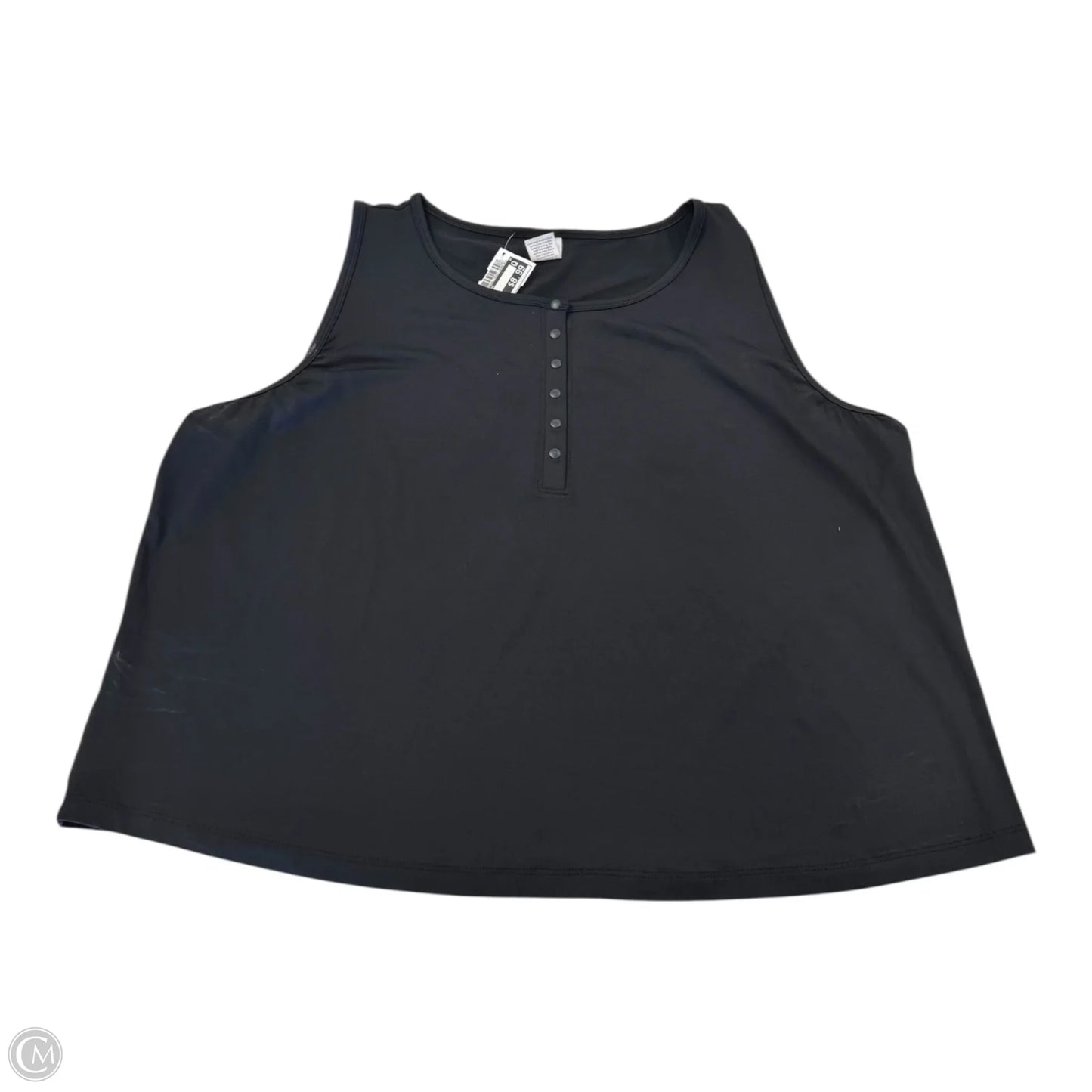 Tank Top By Livi Active In Black, Size: 22