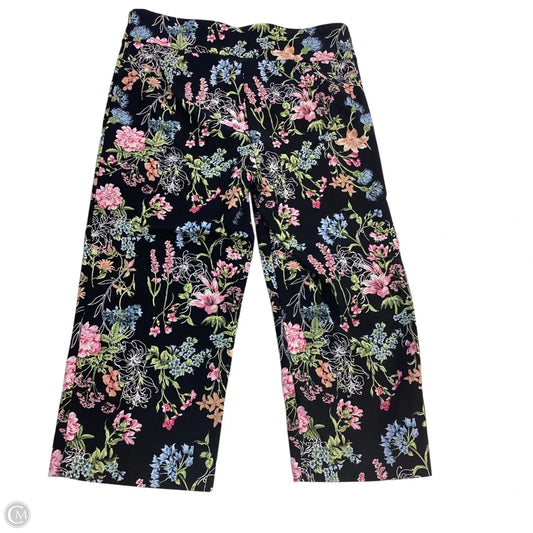 Capris By Counterparts In Floral Print, Size: 6p