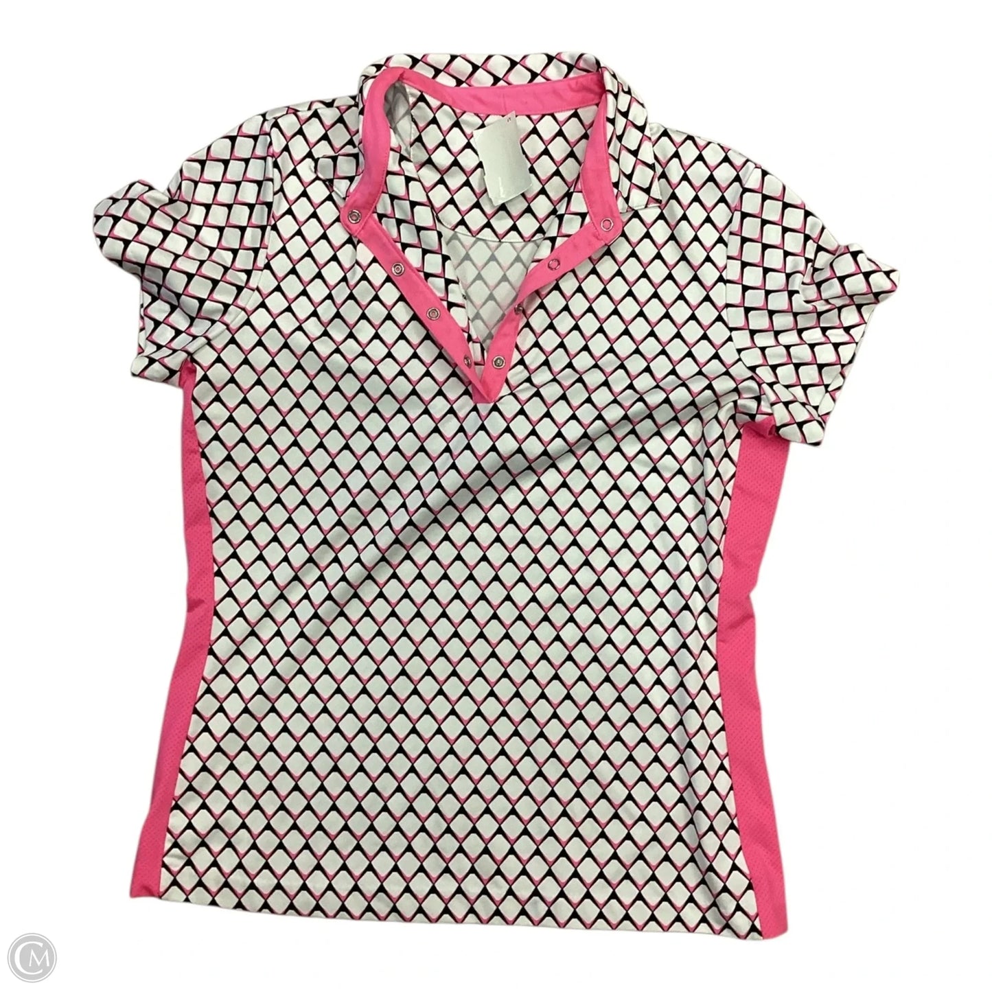 Top Short Sleeve By Tail In Pink, Size: S
