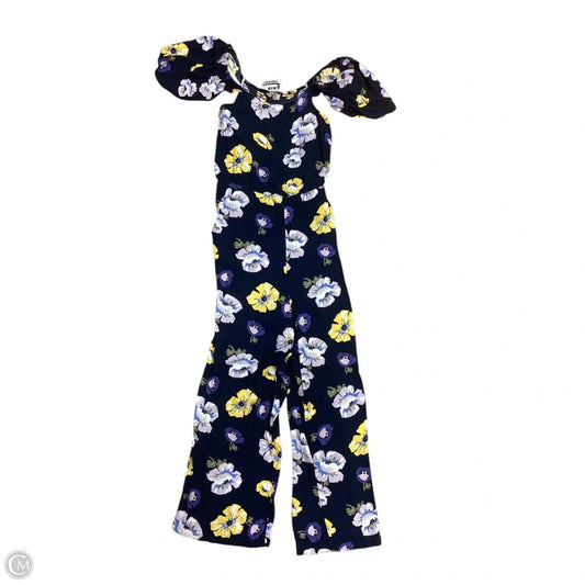 Jumpsuit By Loft In Floral Print, Size: L