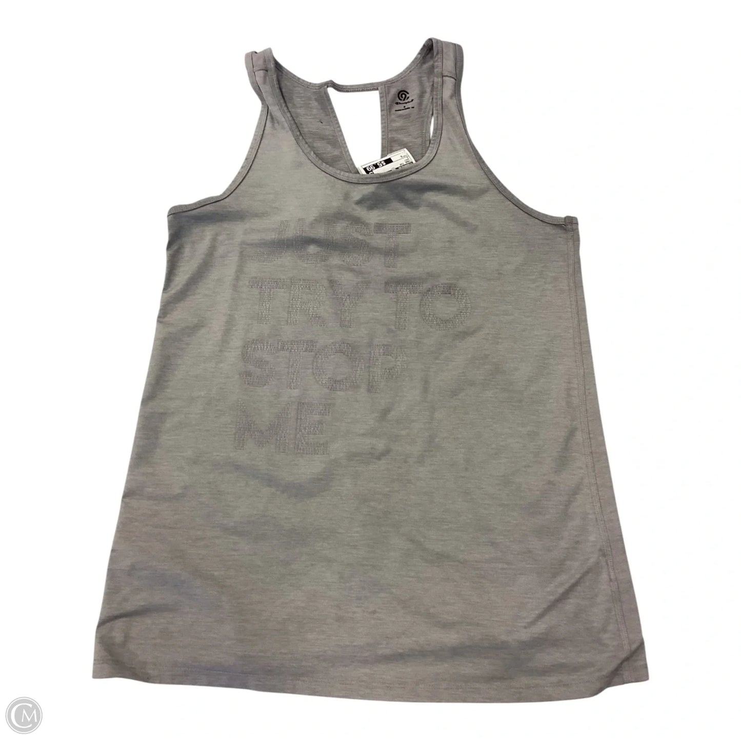 Tank Top By Champagne In Grey, Size: S