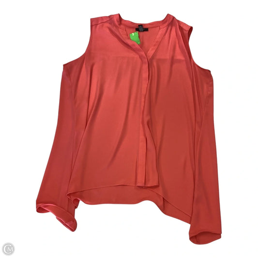 Top Sleeveless By Alfani In Orange, Size: 20