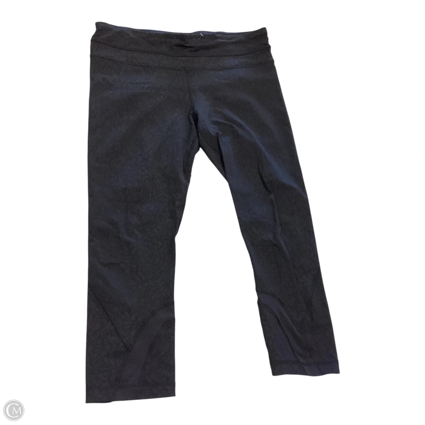 Capris By Lululemon In Black, Size: 8