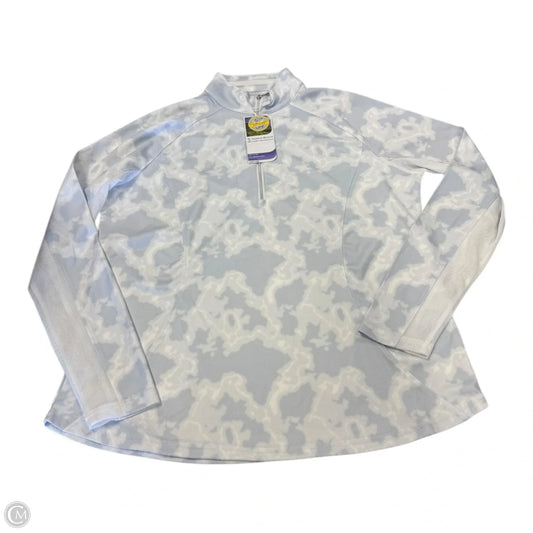 Athletic Jacket By Pebble Beach In Grey, Size: L