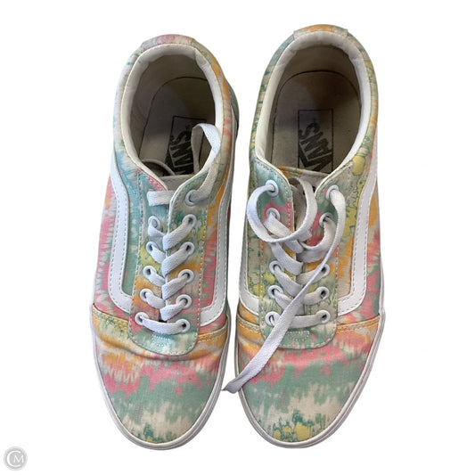 Shoes Athletic By Vans In Multi-colored, Size: 8.5