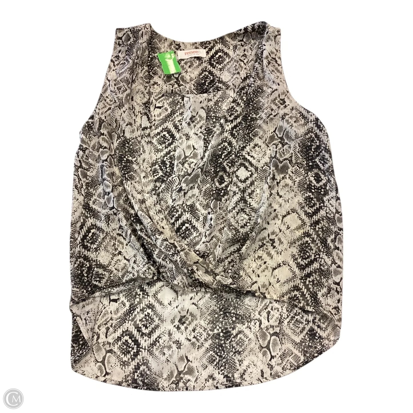 Tank Top By Renee C In Animal Print, Size: M