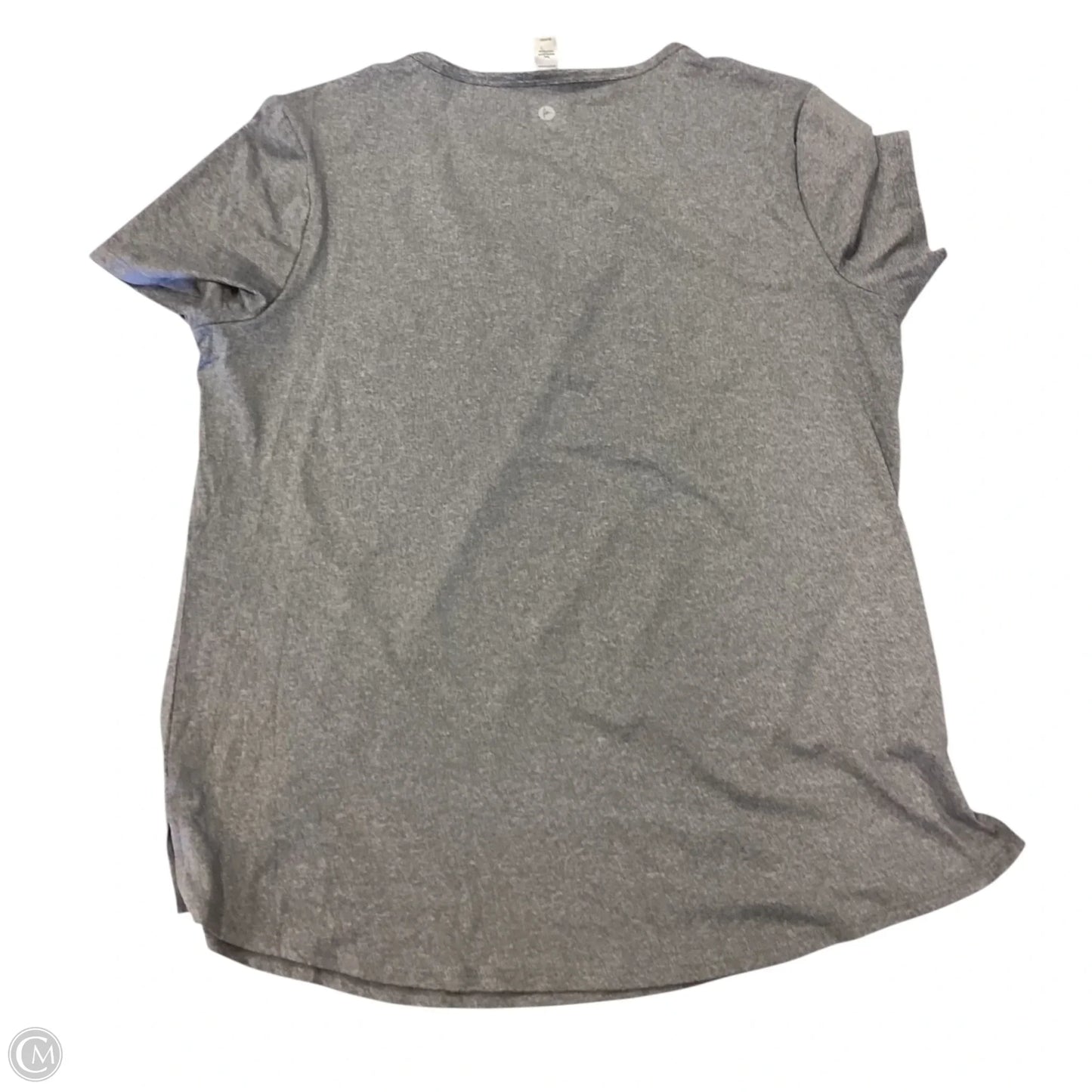 Top Short Sleeve By 90 Degrees By Reflex In Grey, Size: L