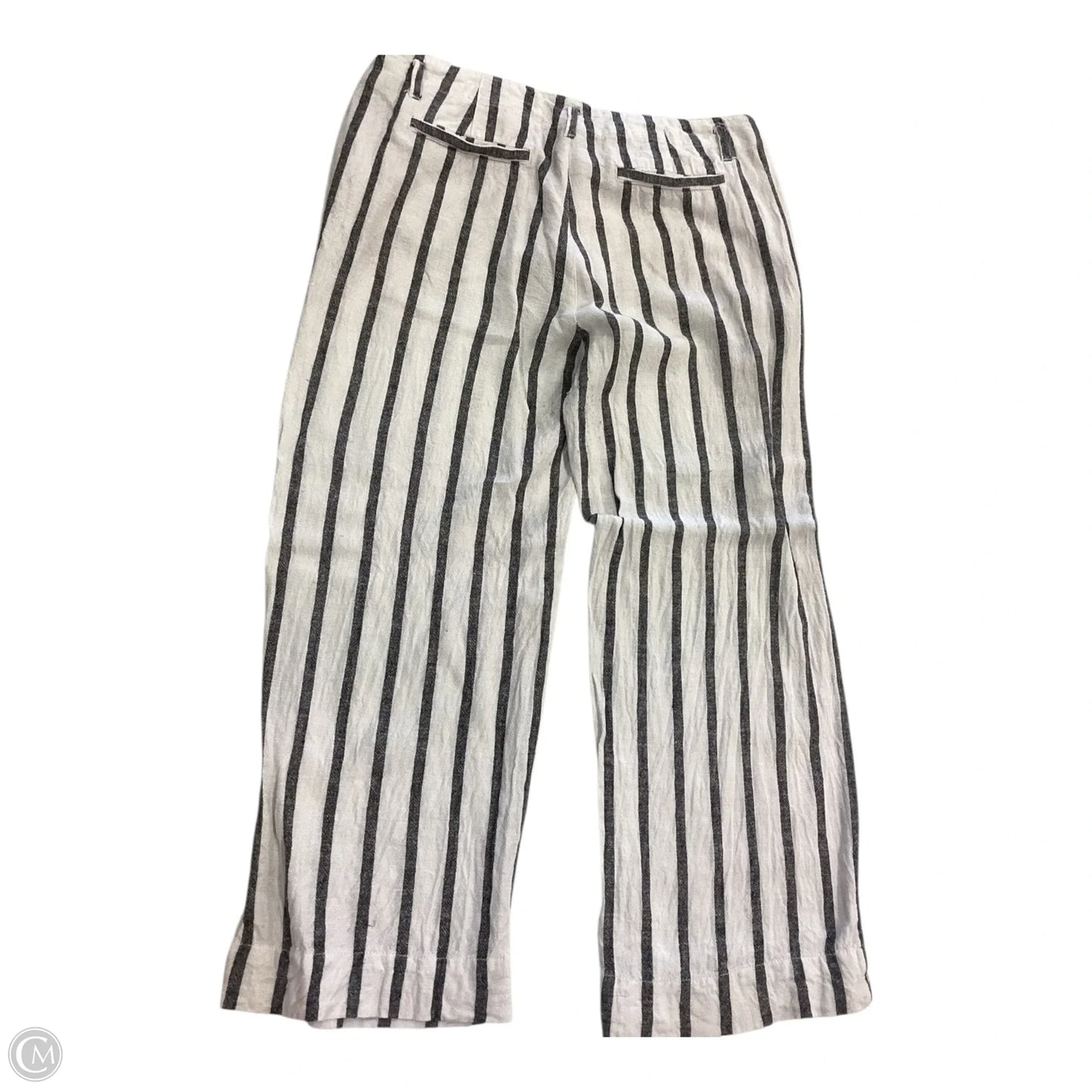 Pants Cropped By Sanctuary In Striped Pattern, Size: 10