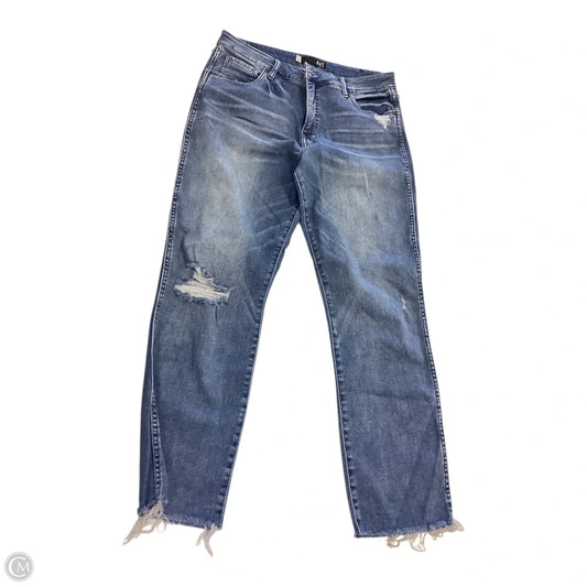 Jeans Cropped By Kut In Blue, Size: 12