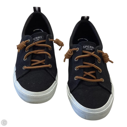 Shoes Athletic By Sperry In Black, Size: 7