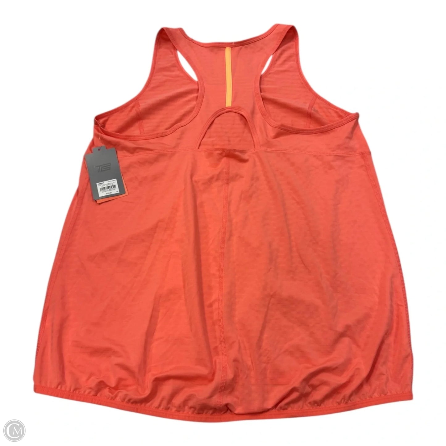 Athletic Tank Top By Tek Gear In Coral, Size: L