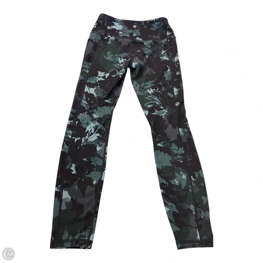 Athletic Leggings By Rbx In Green & Grey, Size: S